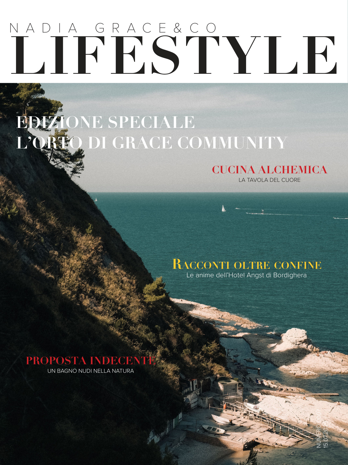 Copertina del numero 7 speciale della rivista Nadia Grace & Co Lifestyle